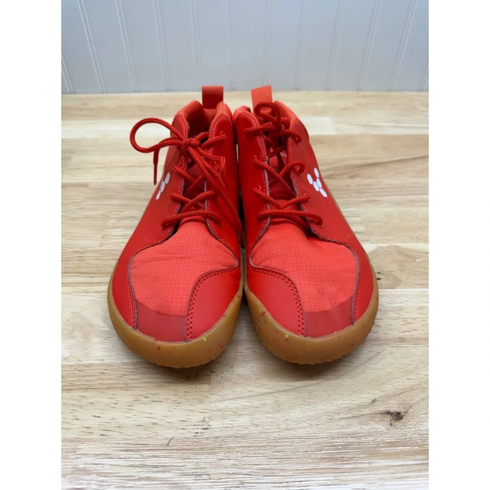 Vivobarefoot Primus Bootie II All Weather Red Barefoot Shoes US 3 EU 36J Kids